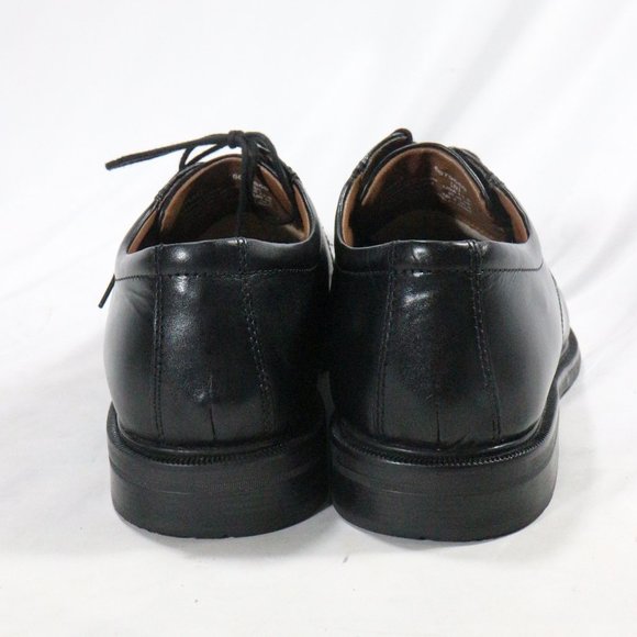 GEORGE Chad Black leather Narrow Width Oxfords - Picture 8 of 12